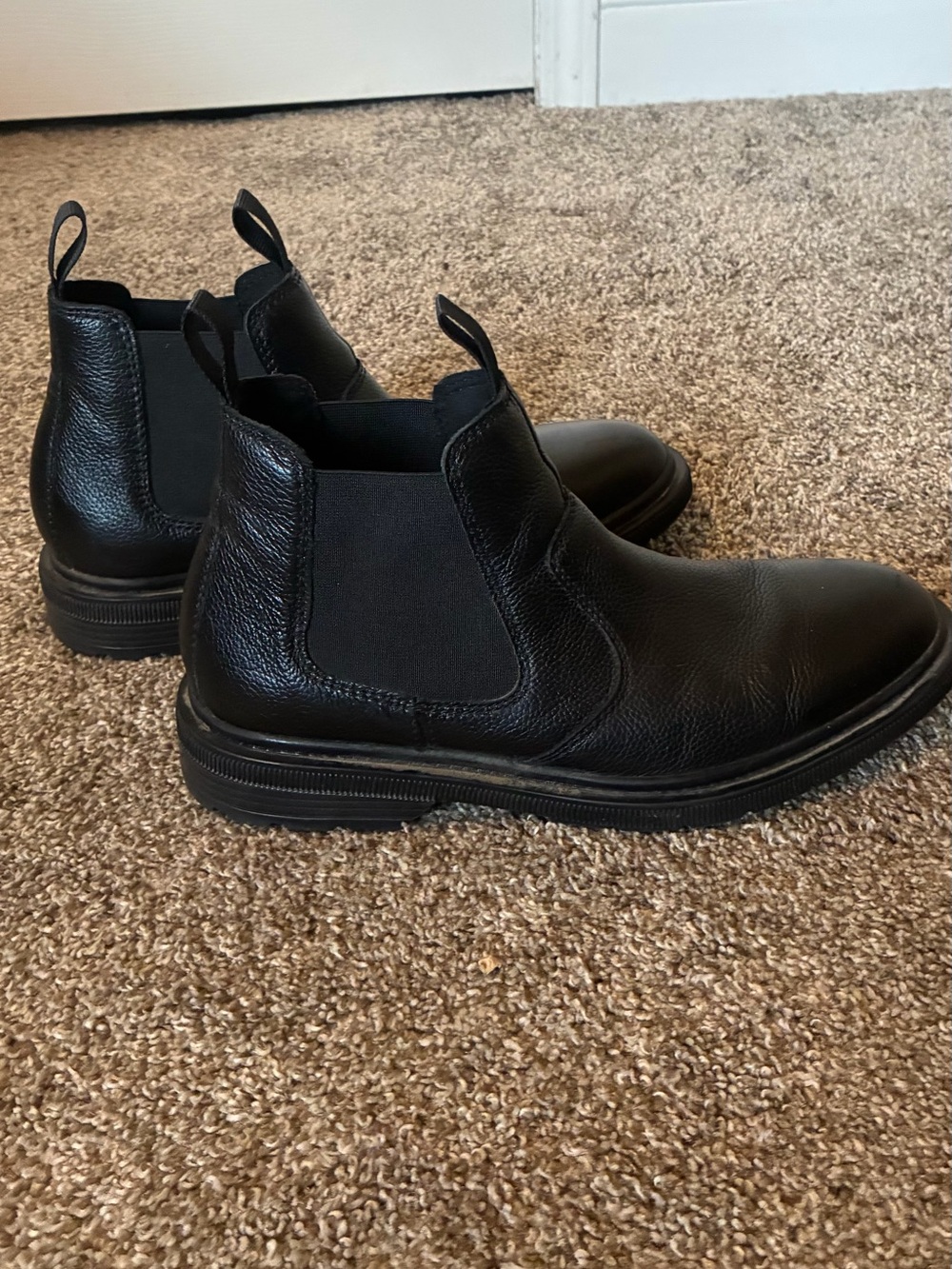 Clarks Black Leather Chelsea Boots - Picture 5 of 7